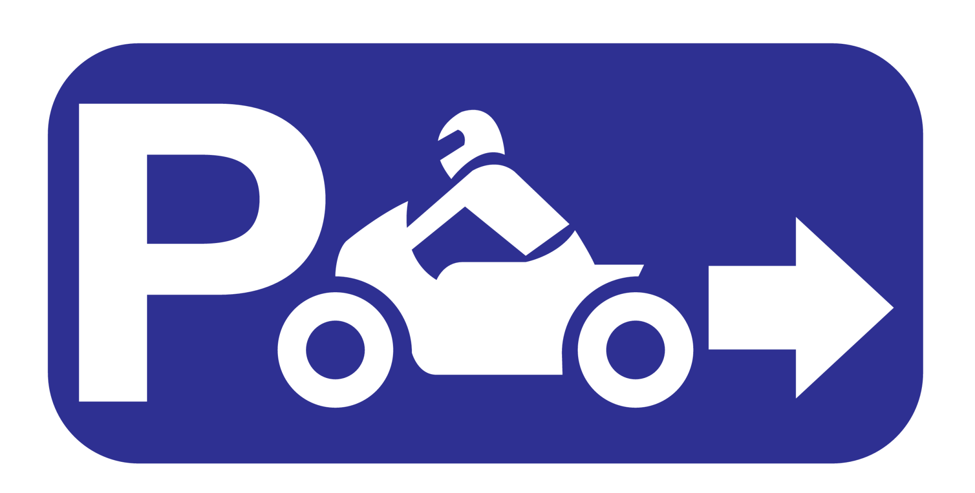 STATIONNEMENT MOTOS À DROITE