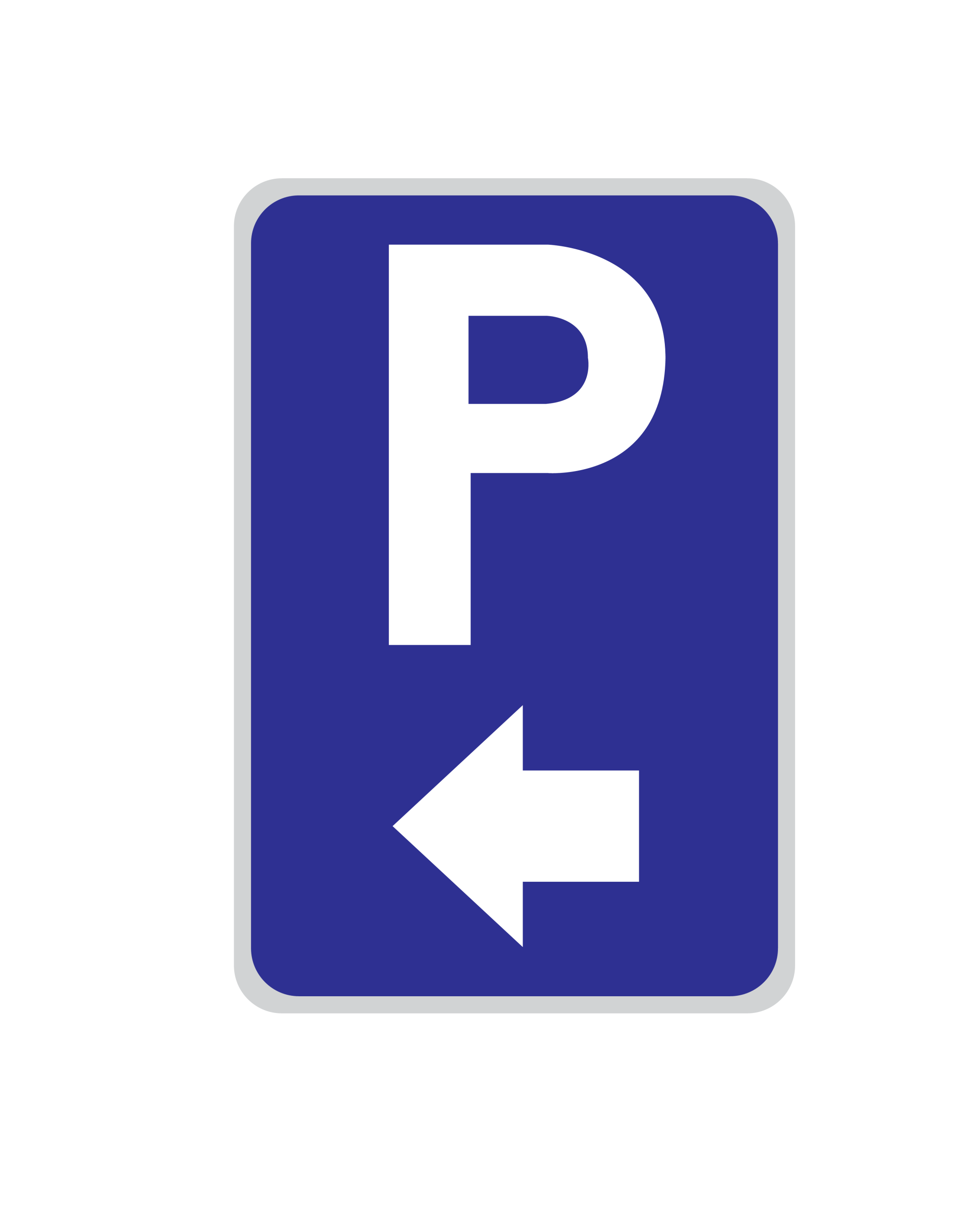 PARKING + FLÈCHE À GAUCHE
