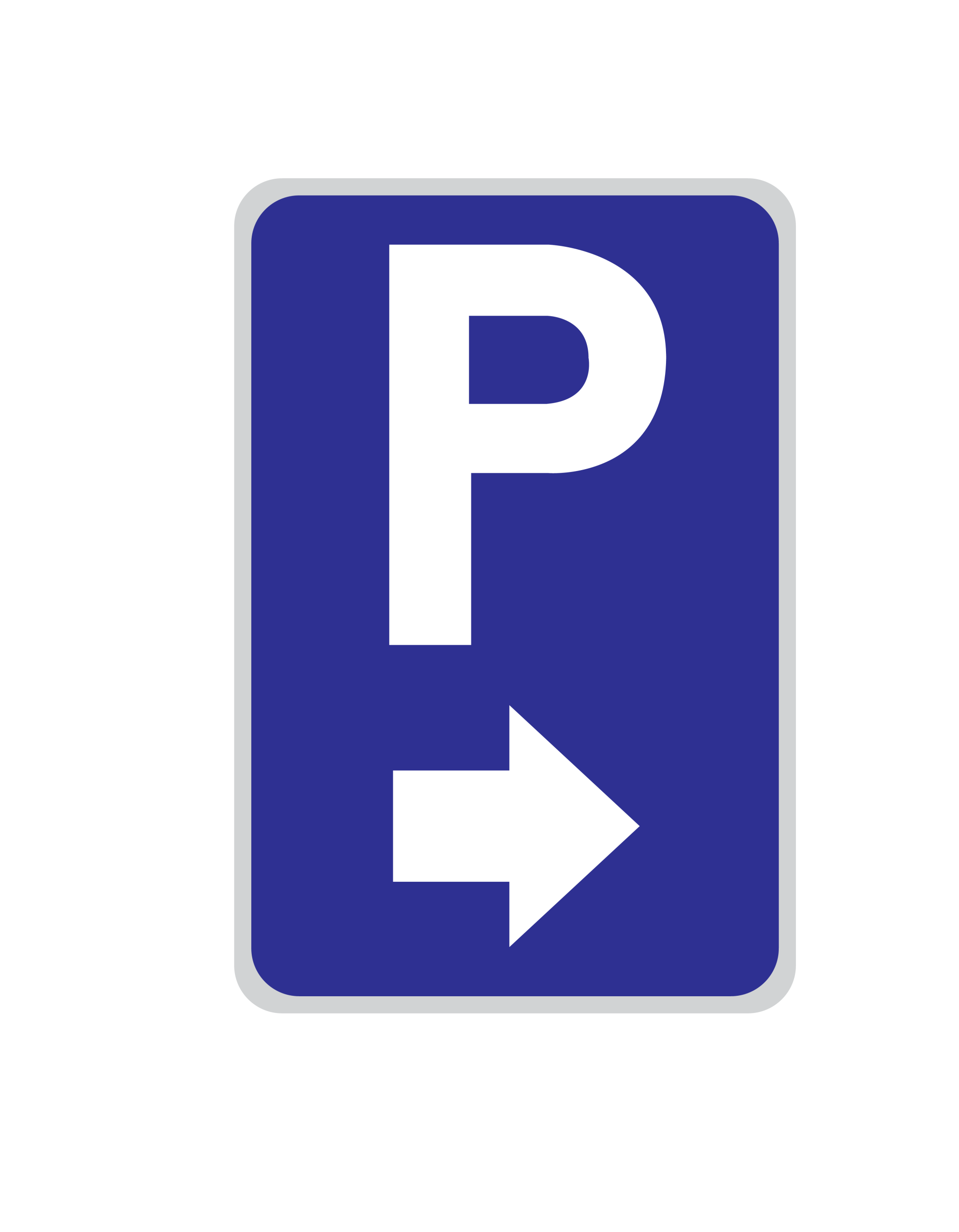 PARKING + FLÈCHE À DROITE