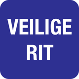 BORDEN BLAUW VIERKANT MET UW TEKST