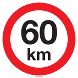 VITESSE LIMITÉE 60 KM