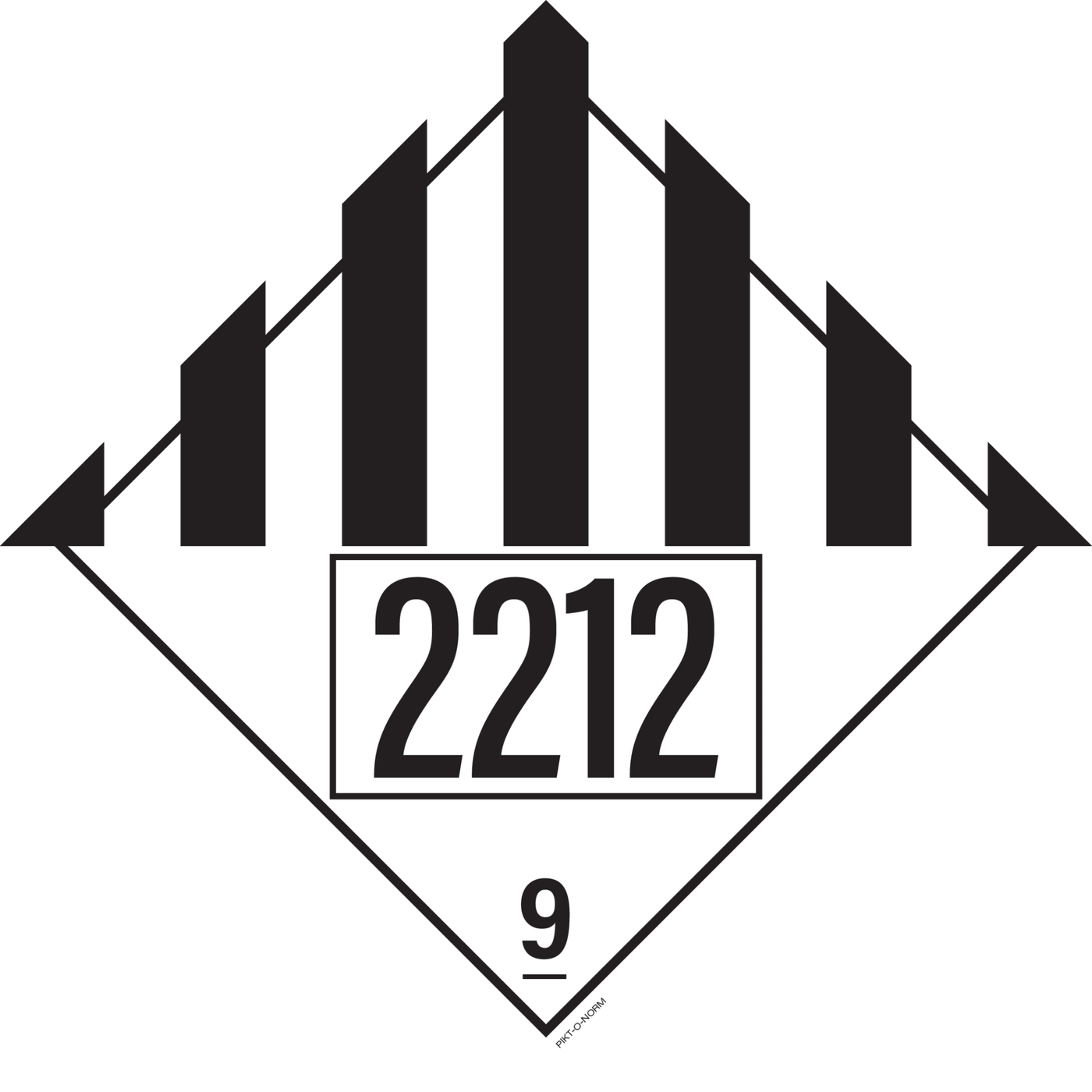 IMO 9.0. MAT.& OBJ.DANG.DIV. CODE UN2212