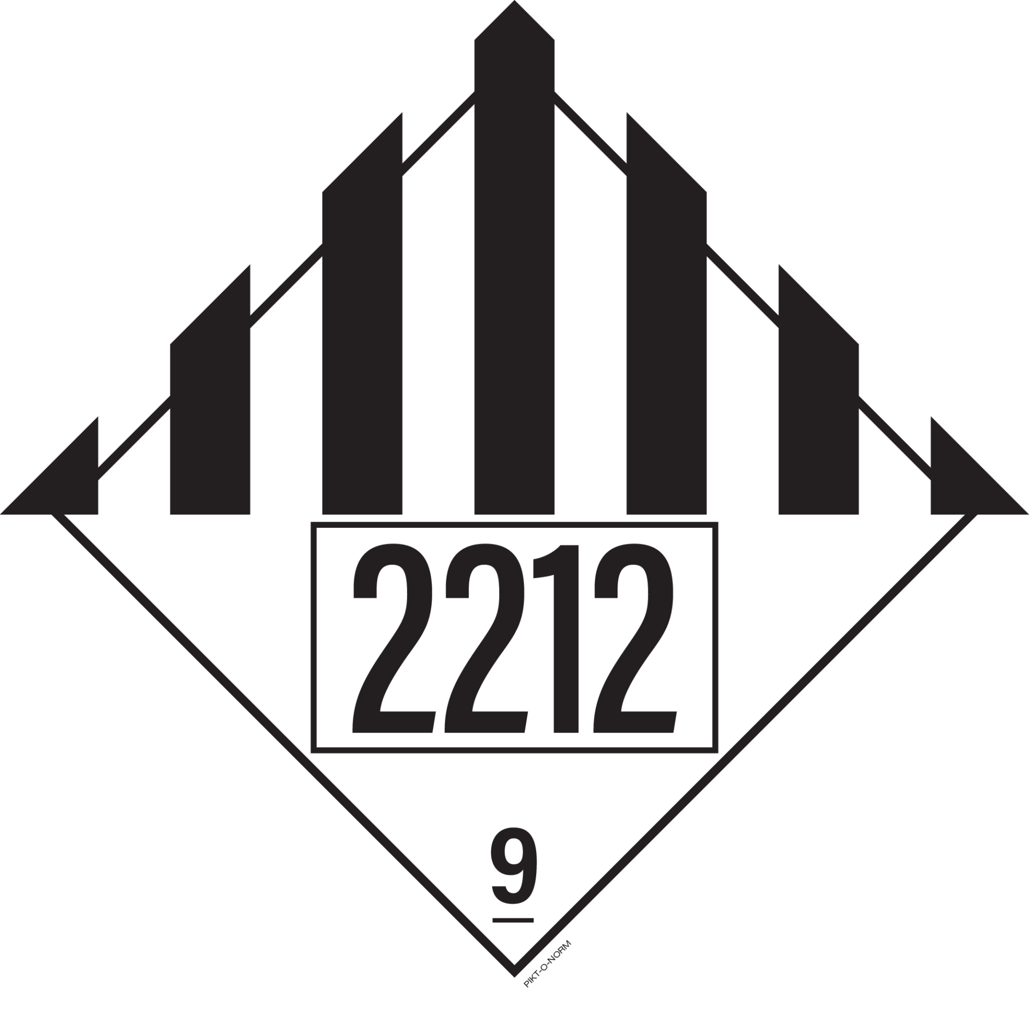 IMO 9.0 DIV. GEV.STOFF.MET CODE UN 2212