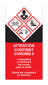 ATTENTION, CONTIENT CHROME 6