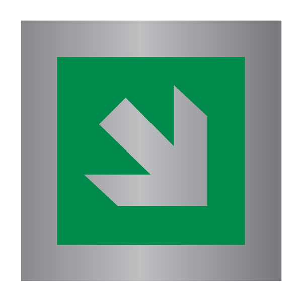 FLÈCHE DIRECTION DIAGONALE ISO7010-E006