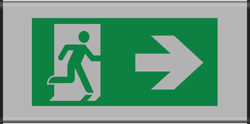 VLUCHTWEG NAAR RECHTS