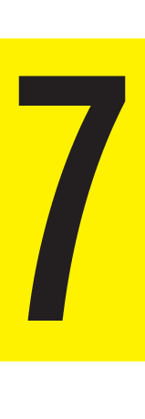 7, CHIFFRE SUR FEUILLE MAGNÉTIQUE