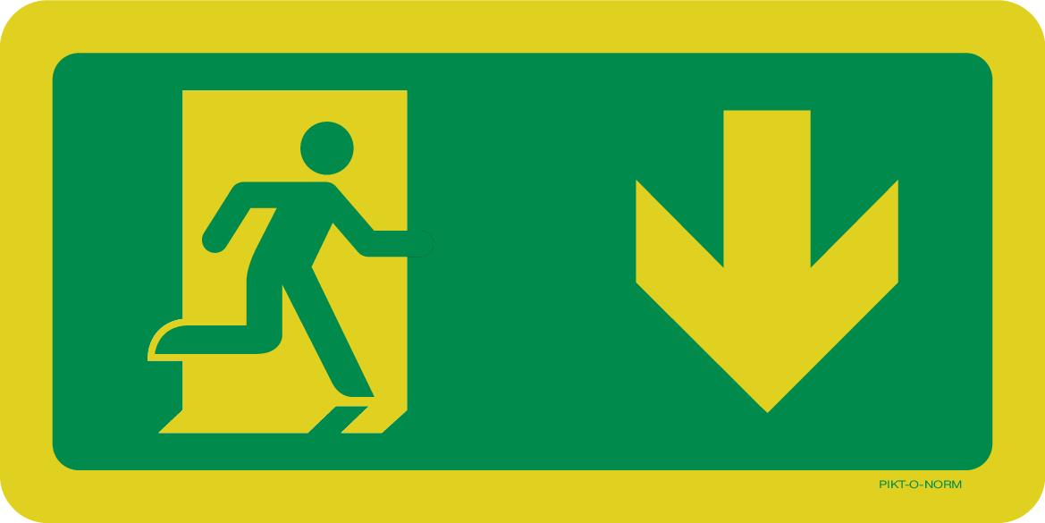 VLUCHTWEG RECHTS NAAR BENEDEN