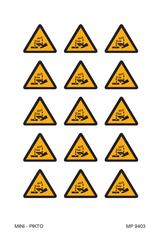 AVERTISSEMENT SUBSTANCES CORROSIVES