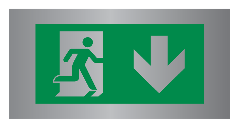 VLUCHTWEG RECHTS NAAR BENEDEN
