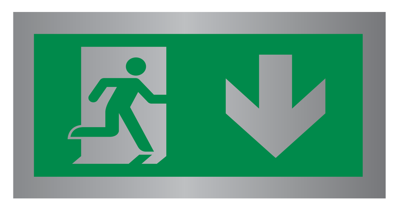 VLUCHTWEG RECHTS NAAR BENEDEN