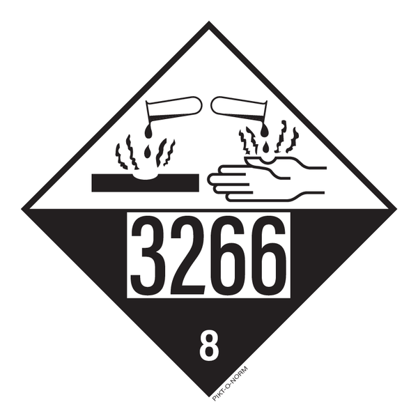 IMO 8.0 CORROSIEF MET UN 3266