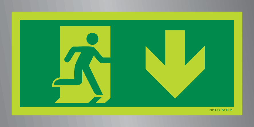 VLUCHTWEG RECHTS NAAR BENEDEN