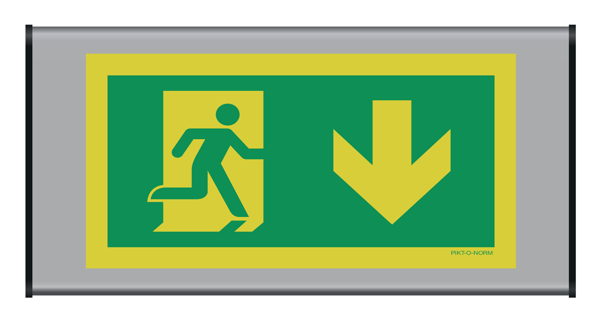 VLUCHTWEG RECHTS NAAR BENEDEN