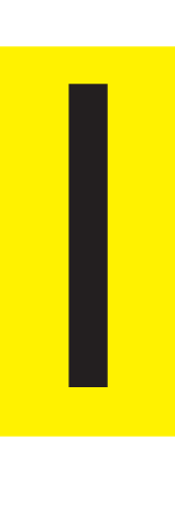 I, LETTRE SUR FEUILLE MAGNÉTIQUE