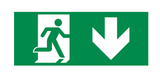 VLUCHTWEG RECHTS NAAR BENEDEN
