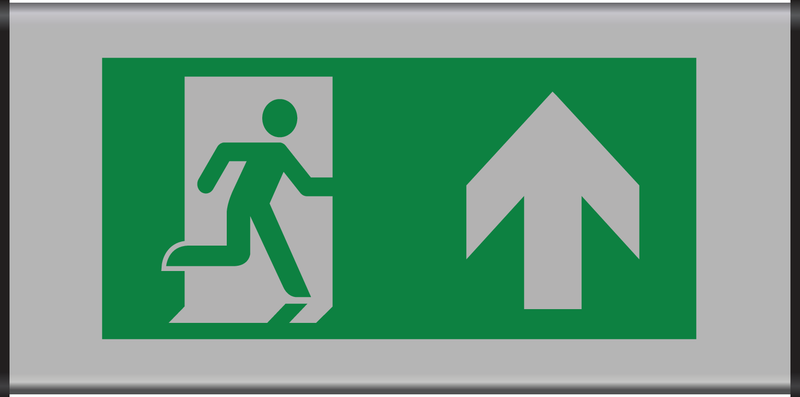 VLUCHTWEG RECHTDOOR OF NAAR BOVEN
