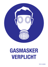 GASMASKER VERPLICHT