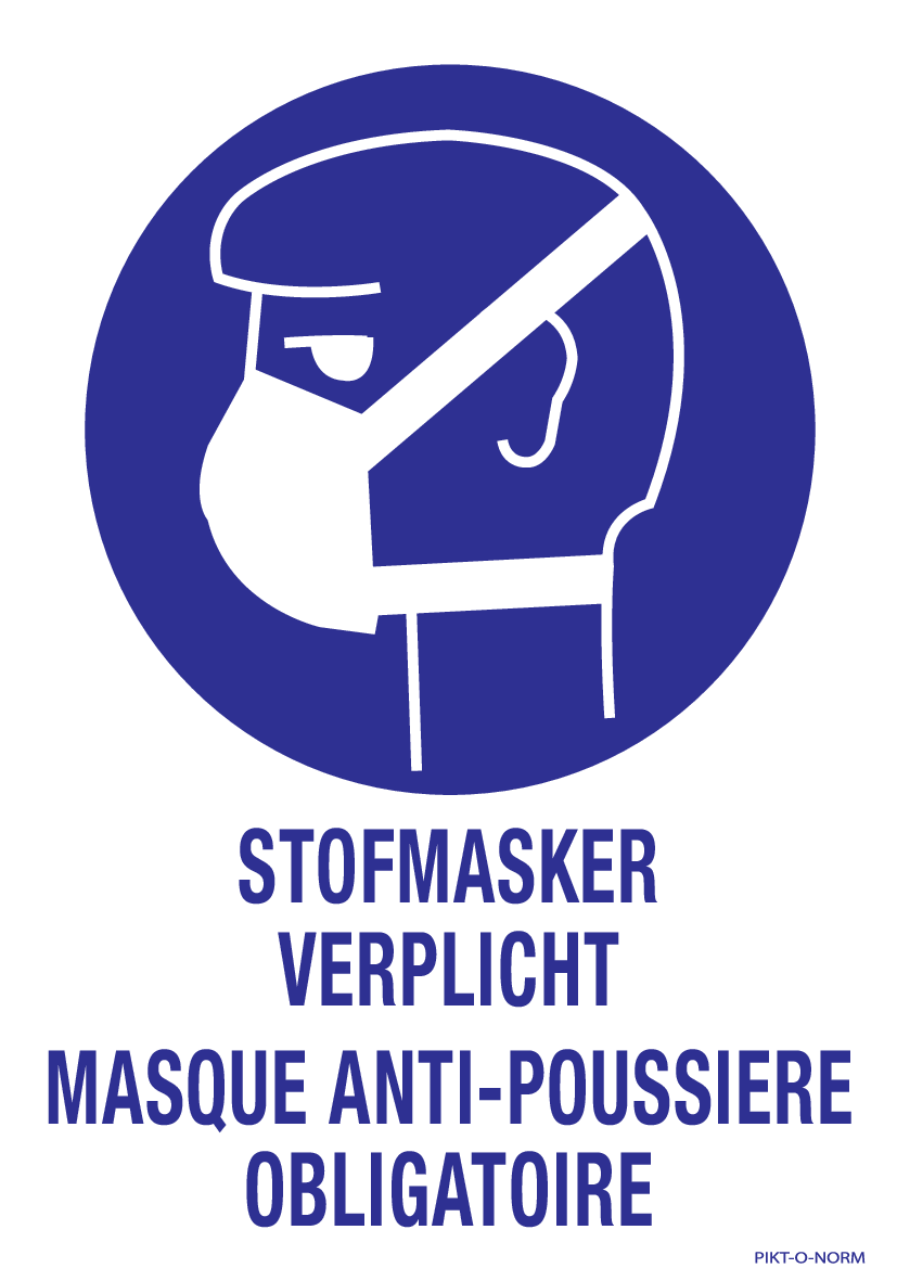 CASQUE ANTI-POUSSIERE OBLIGATOIRE N/F