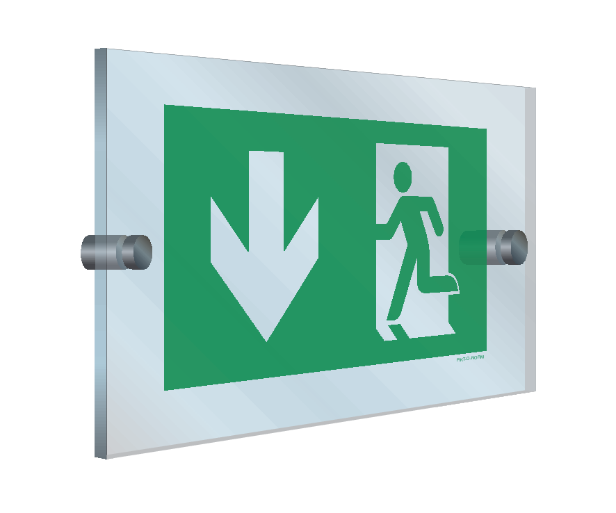 ISSUE DE SECOURS GAUCHE VERS LE BAS
