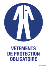 VETEMENTS DE PROTECTION OBLIGATOIRE