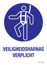 VEILIGHEIDSHARNAS VERPLICHT