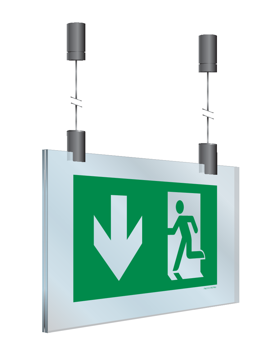 ISSUE DE SECOURS GAUCHE VERS LE BAS