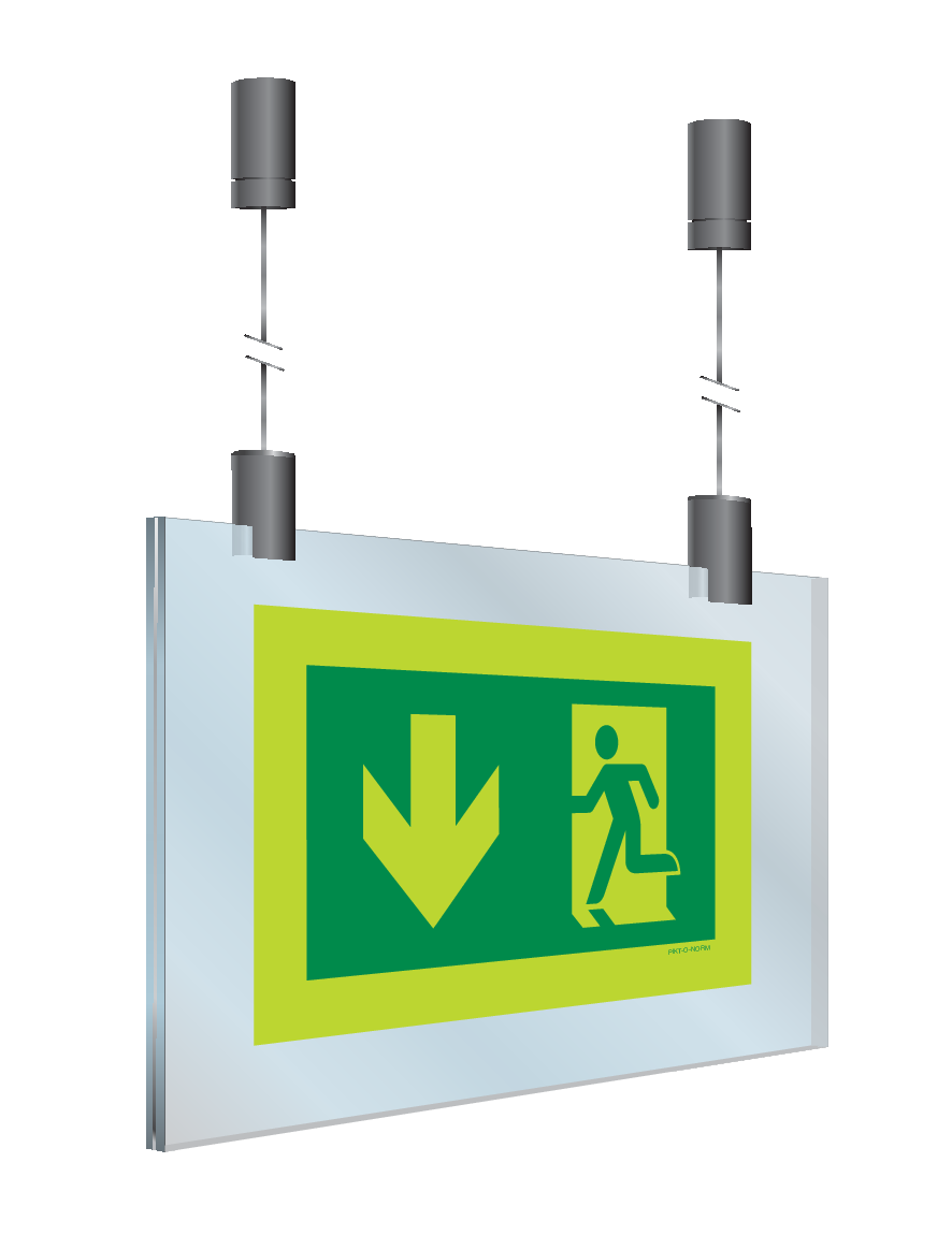 ISSUE DE SECOURS GAUCHE VERS LE BAS