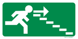 ISSUE DE SEC.ESCALIER DROITE VERS LE BAS