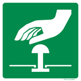 BOUTON D'ARRÊT D'URGENCE ISO7010-E020