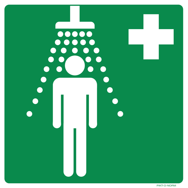 VEILIGHEIDSDOUCHE ISO7010-E012