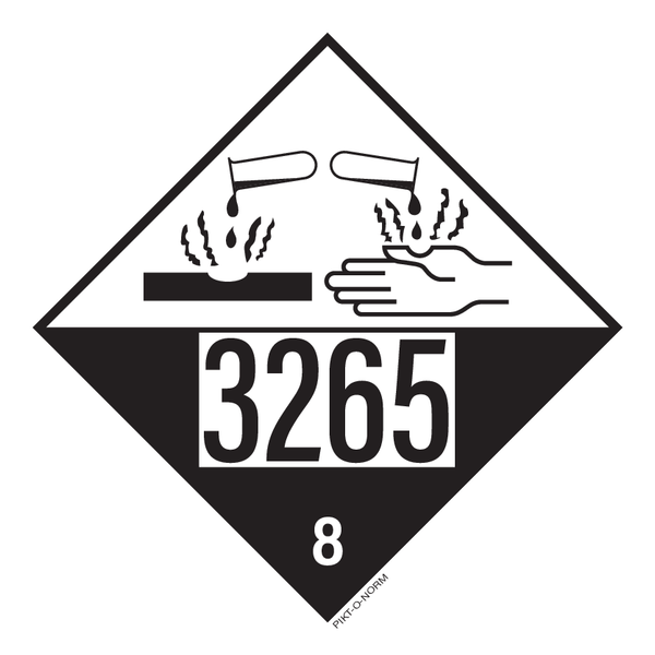 IMO 8.0 CORROSIEF MET UN 3265