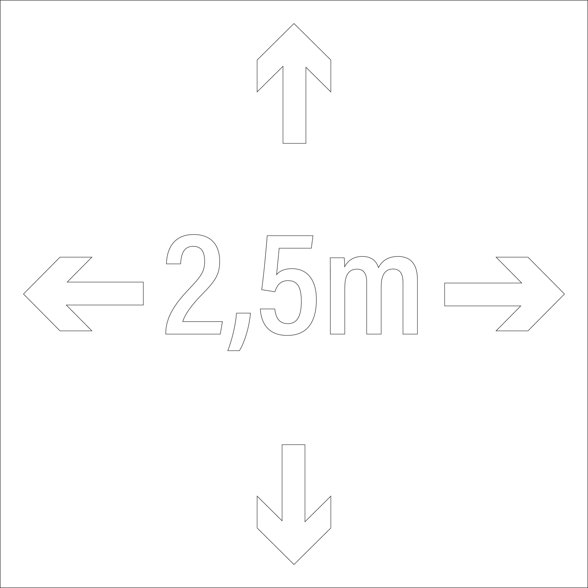 POCHOIRS, SOCIAL DISTANCING