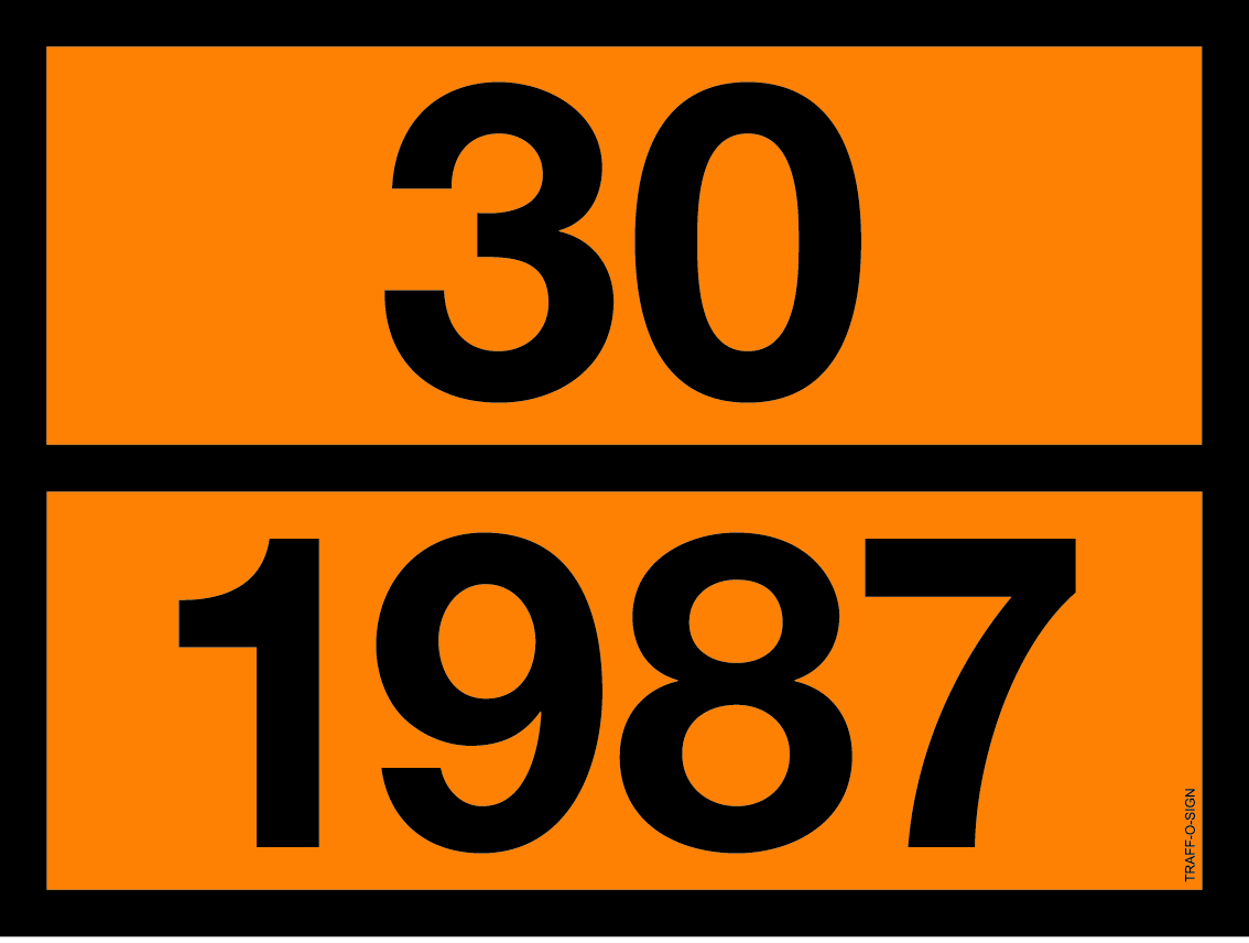 ADR BORD MET GEVARENCODE 30/1987