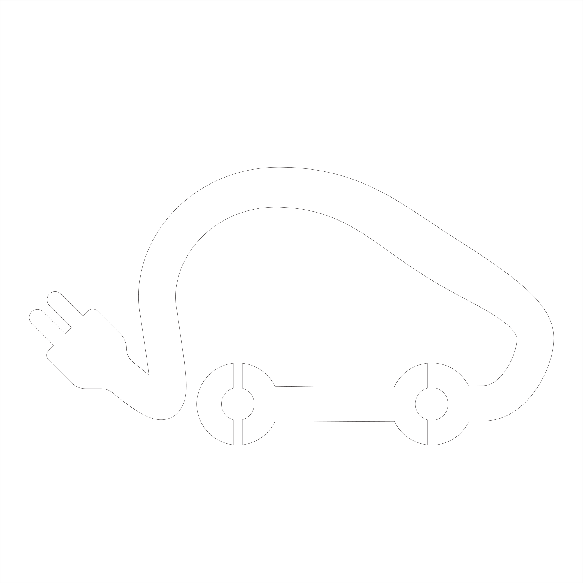 POCHOIR, POINT CHARGE VOITURE ELECTRIQUE