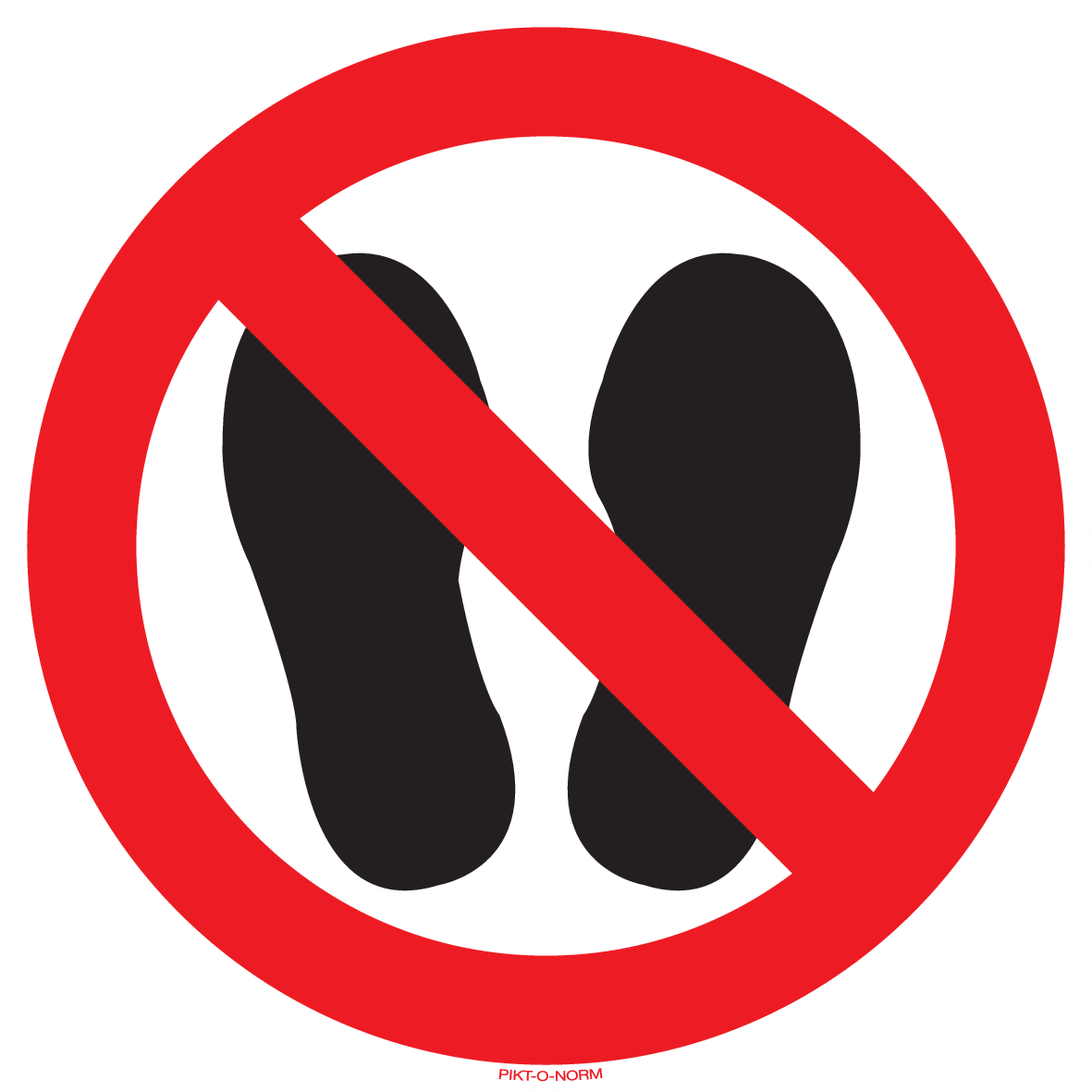 DÉFENSE D'ENTRER AVEC DES CHAUSSURES