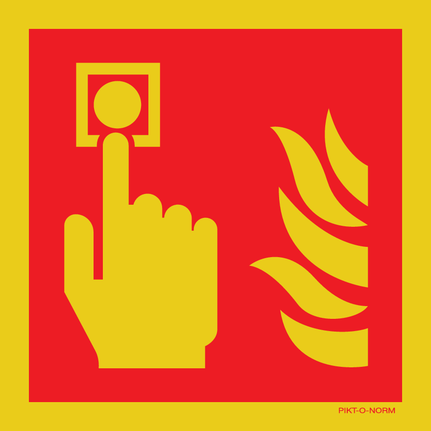 BRANDMELDER ISO7010-F005
