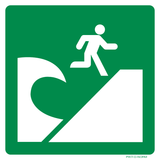 TSUNAMI EVACUATIEZONE ISO7010-E062