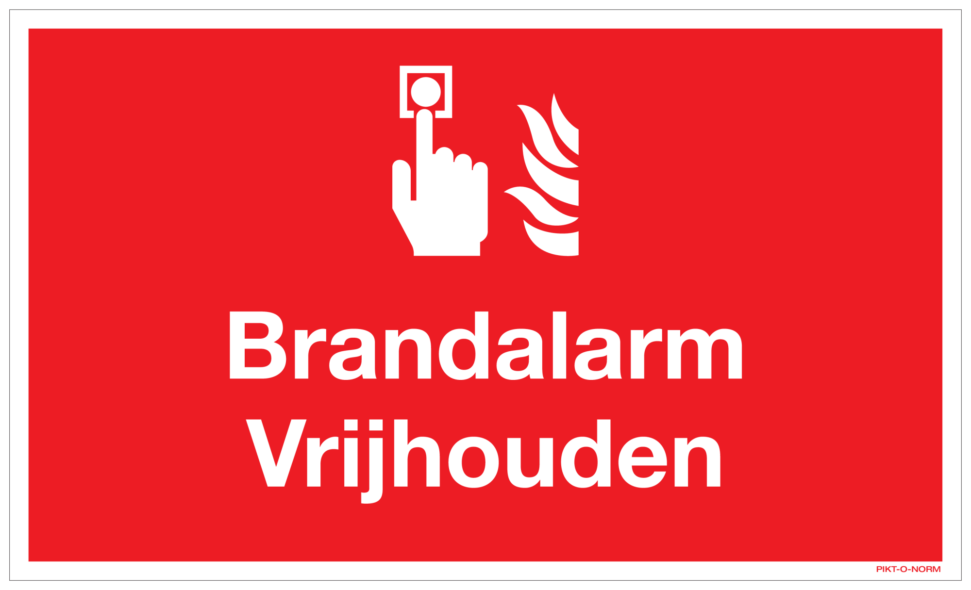 BRANDALARM VRIJHOUDEN