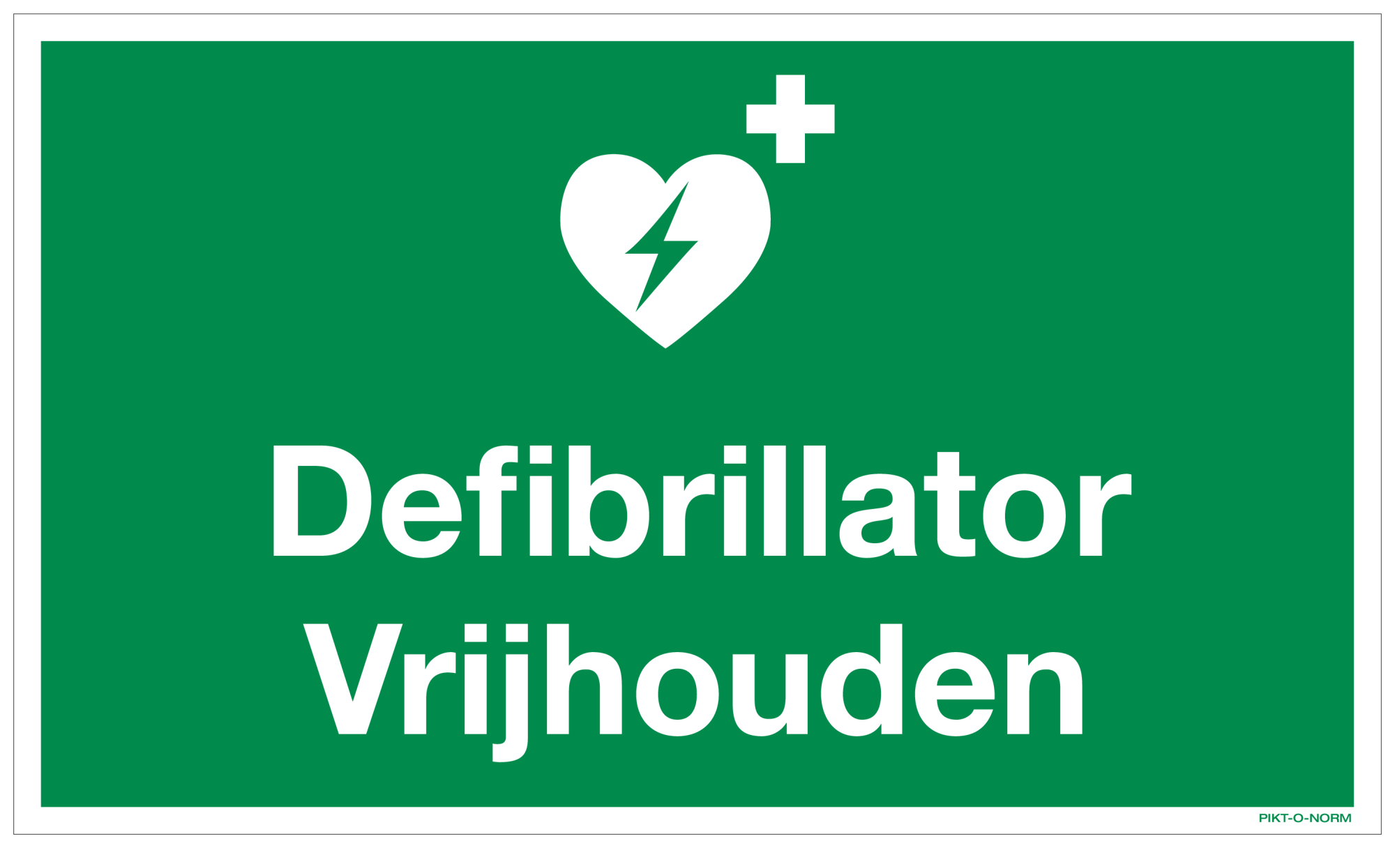 DEFIBRILLATOR VRIJHOUDEN