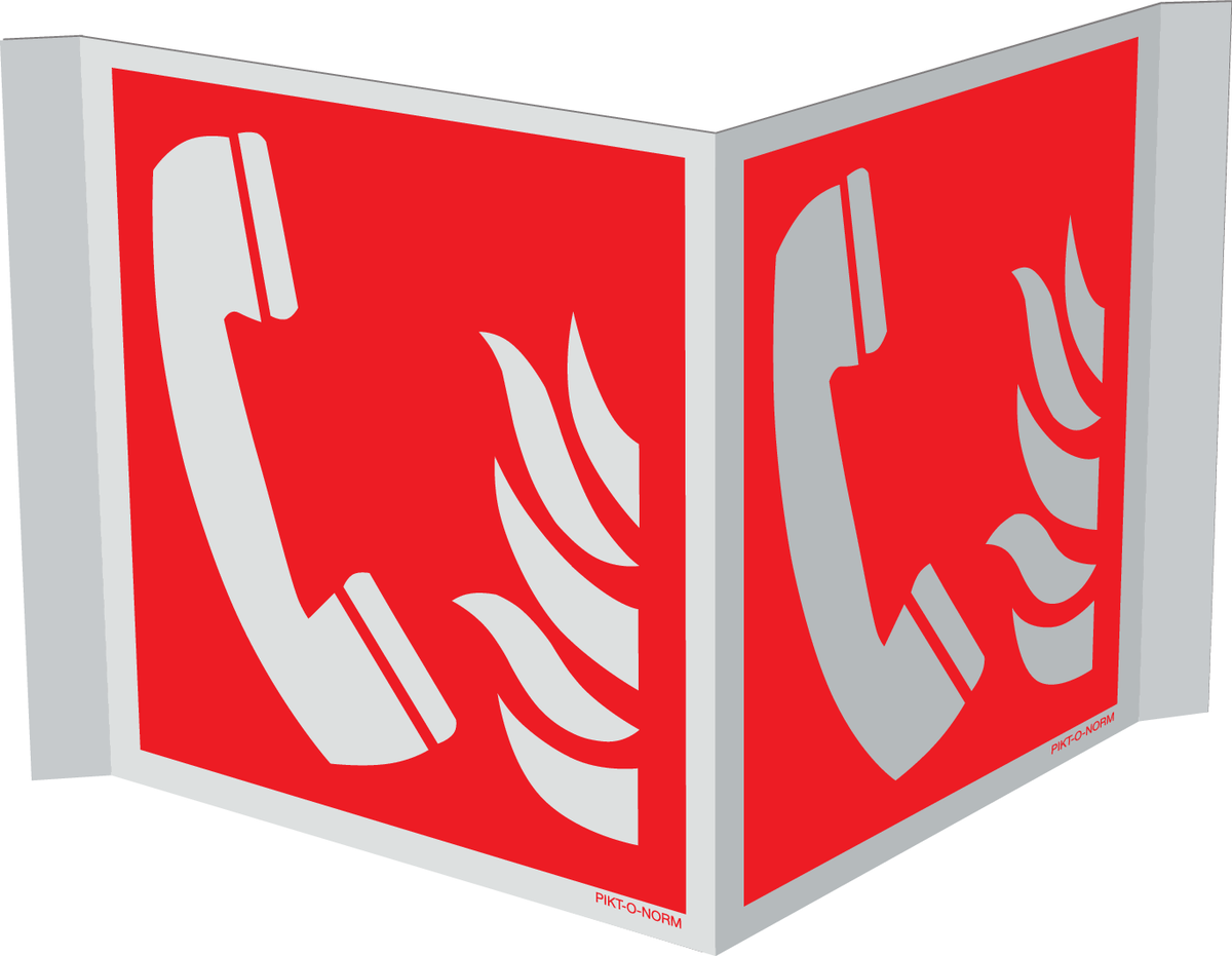 TÉLÉPHONE D'INCENDIE ISO7010-F006