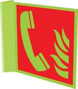 TÉLÉPHONE D'INCENDIE ISO7010-F006