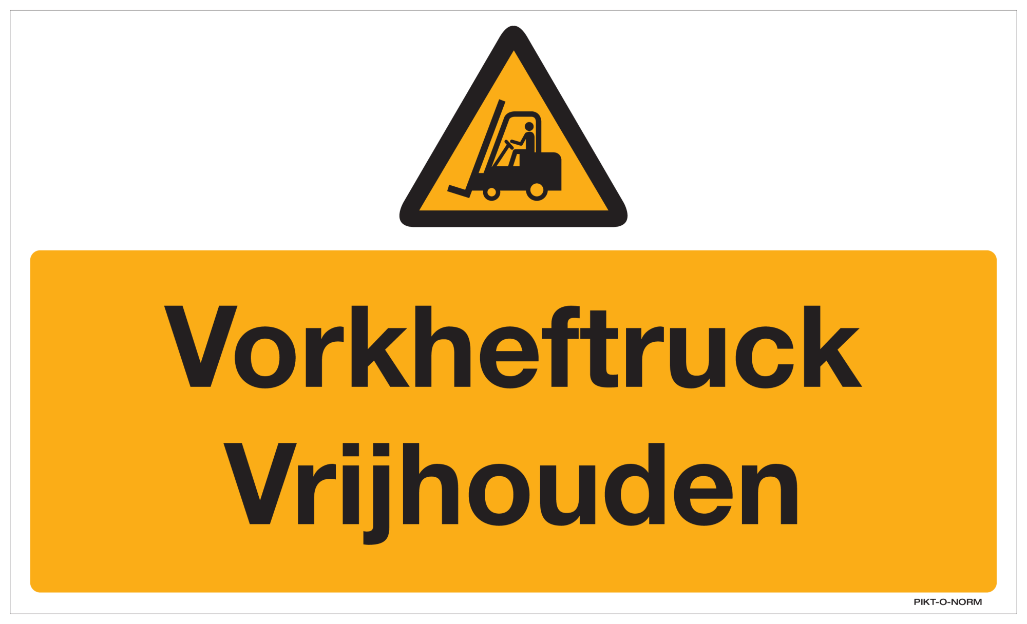 VORKHEFTRUCK VRIJHOUDEN