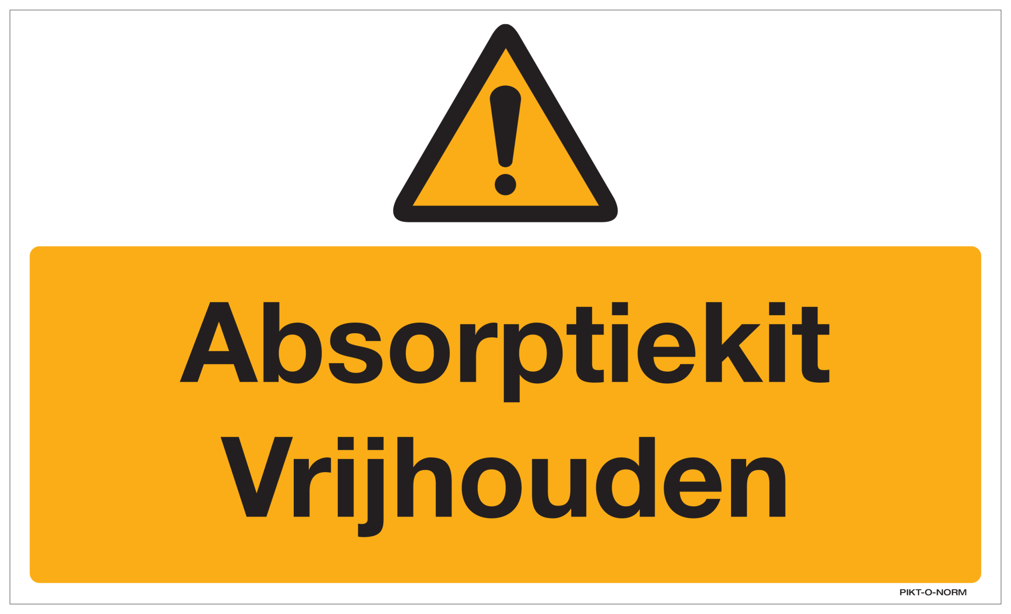 ABSORPTIEKIT VRIJHOUDEN