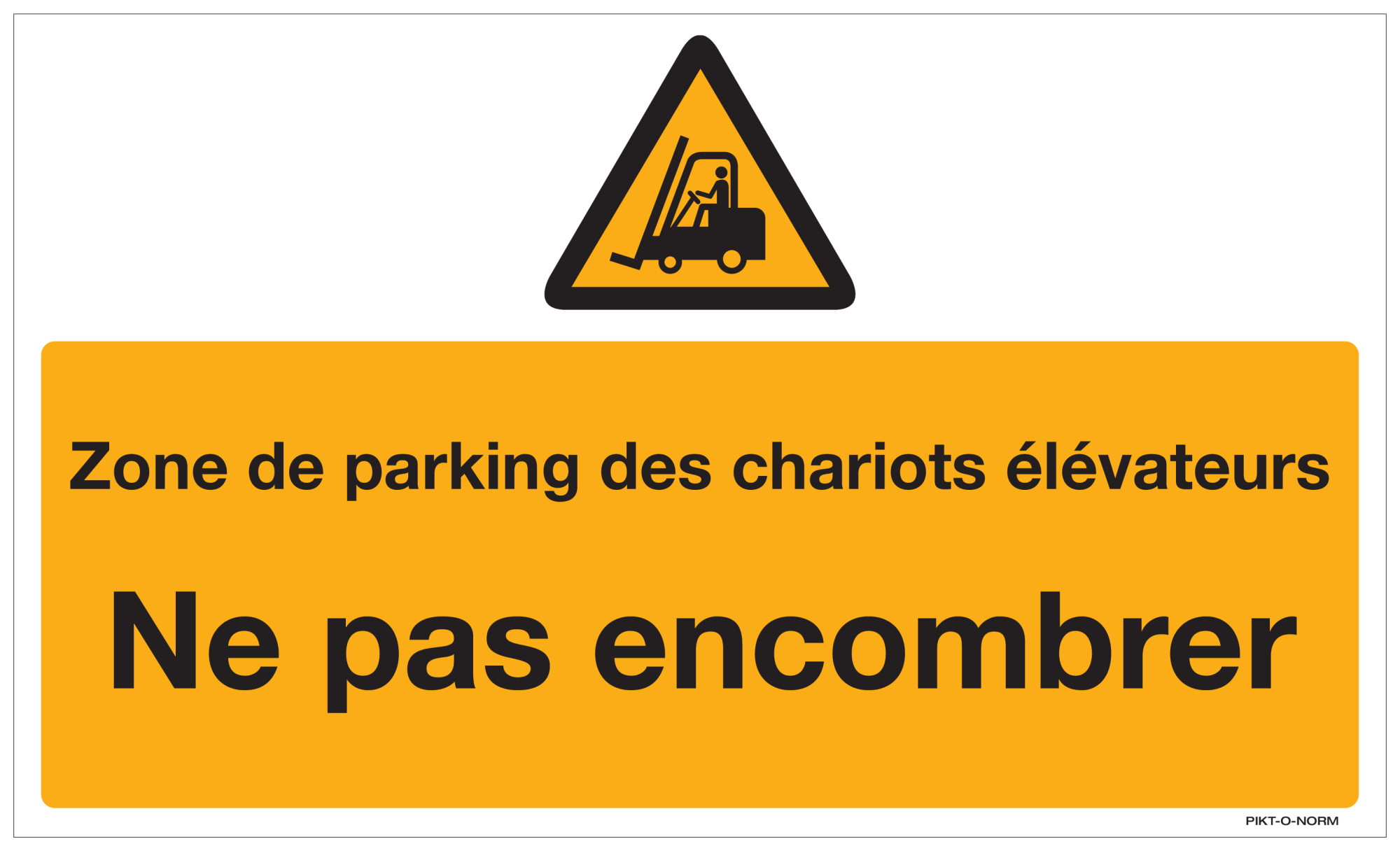 ZONE DE PARKING DES CHARIOTS