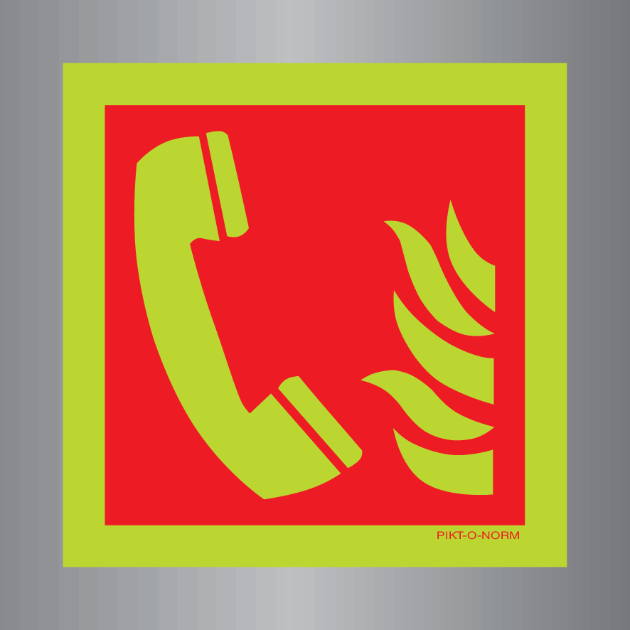 TÉLÉPHONE D'INCENDIE ISO7010-F006