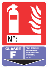 EXTINCTEUR, CLASSE F