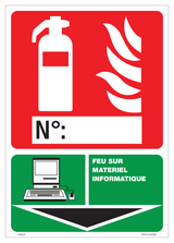 EXTINCTEUR, MATERIEL INFORMATIQUE