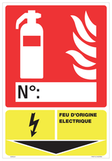 EXTINCTEUR, FEU ÉLECTRIQUE