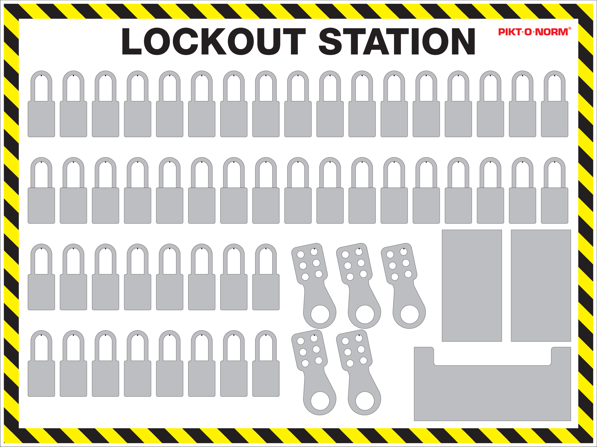LSE305. LOCKOUT STATION LEEG 50 SLOTEN